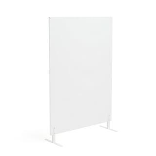 Budget wooden office screen EASE, 1480x1000x18 mm, white