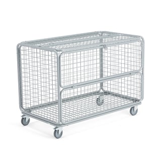 Mesh cage trolley SCOPE, 1180x662x858 mm