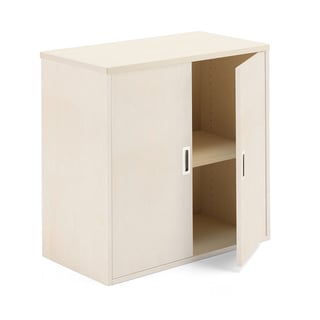 Modulus uredski ormar za spremanje, 800x800x400 mm, breza