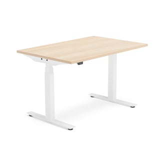 Elektriski augstumā regulējams galds Modulus, 1200x800 mm, ozols