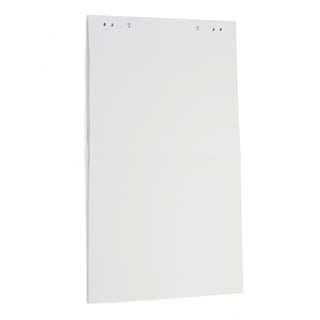 Blok za flip chart: prazni, beli papir