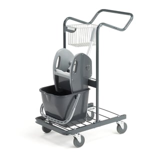 Robust cleaning trolley, 710x430x960 mm