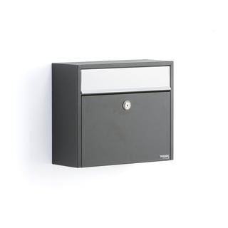 Poštanski sandučić, 330x390x150 mm, crni