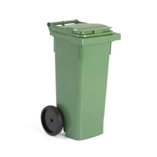 Atkritumu konteiners, zaļš, 80L, zaļa