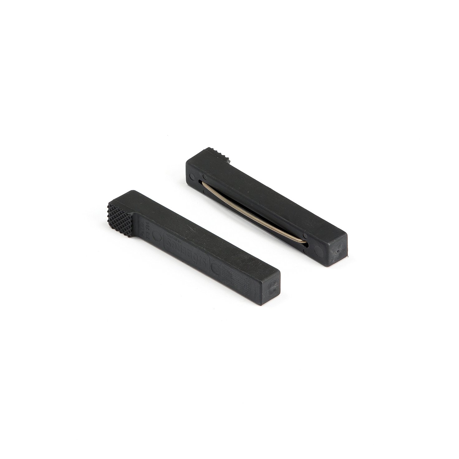 Bench dogs for carpenter's workbench, square, black | AJ Products