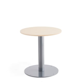 Kulatý stůl ALVA, Ø700x720 mm, bříza