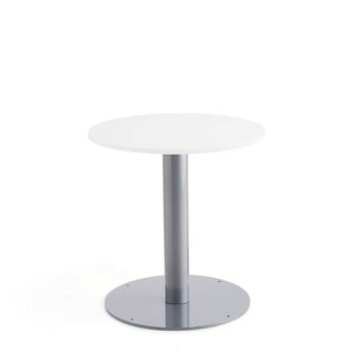 Apaļš galds, Ø700x720 mm, balts