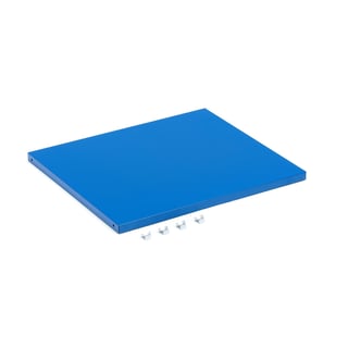 Plank voor werkplaatskast SERVE, b 500 mm, blauw