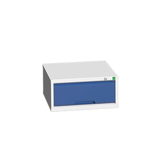 Under bench storage BOTT®, 1 drawer unit, 250x525x550 mm