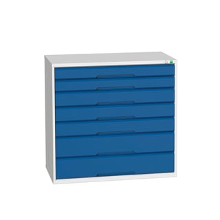 Drawer unit BOTT®, 7 drawers, 1000x1050x550 mm