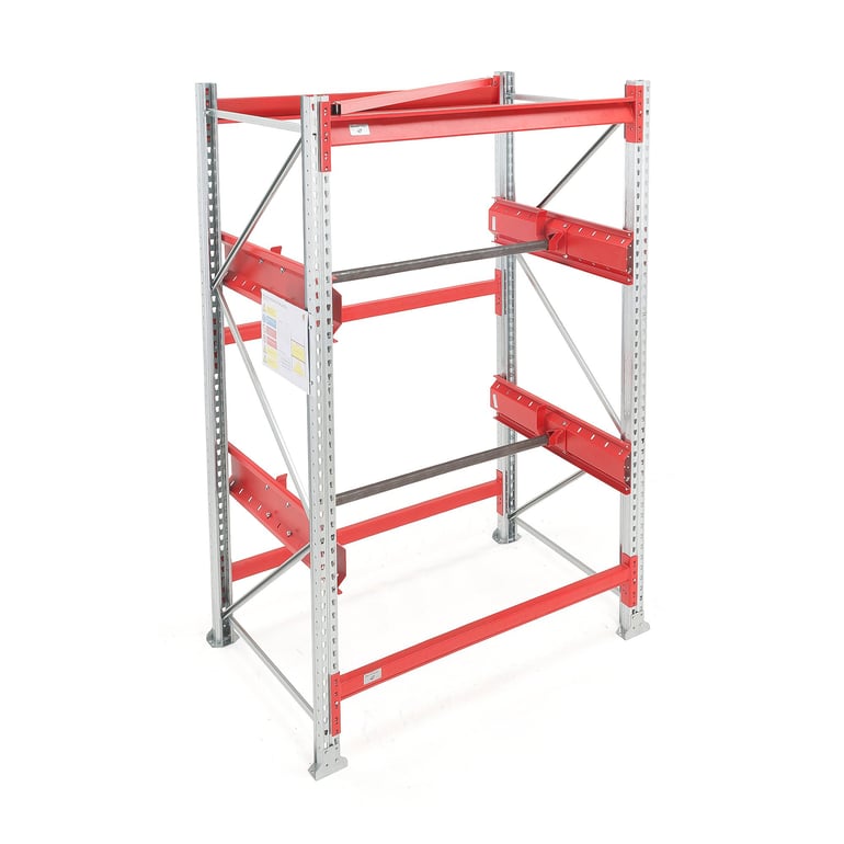 Cable reel racking ULTIMATE, basic unit, 2500x1350x1100 mm | AJ Products