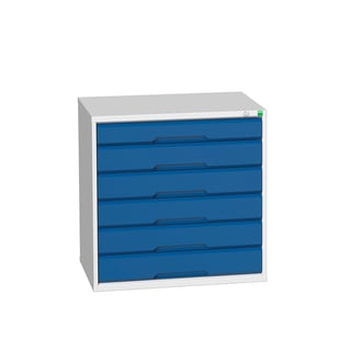 Drawer unit BOTT®, 6 drawers, 800x800x550 mm