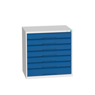 Drawer unit BOTT®, 7 drawers, 800x800x550 mm