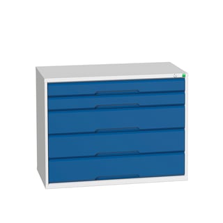 Drawer unit BOTT®, 5 drawers, 800x1050x550 mm