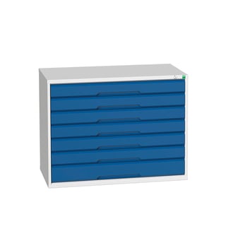 Drawer unit BOTT®, 7 drawers, 800x1050x550 mm