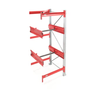 Cable reel racking ULTIMATE, add-on unit, 2500x950x1100 mm