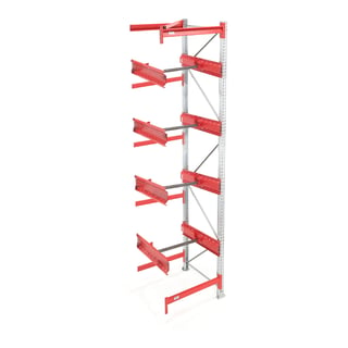 Cable reel racking ULTIMATE, add-on unit, 4000x950x1100 mm