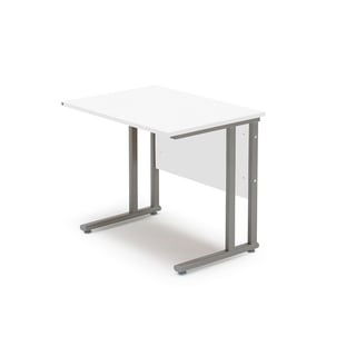 "Flexus" bočni stol, 720 x 800 x 600 mm, bijeli laminat