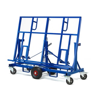 Prepravný vozík na doskový materiál, 1900x700x1470 mm, nosnosť 500 kg