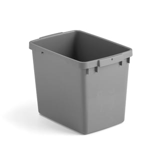 Waste sorting container MORRIS, 310x395x270 mm, 25 L, grey