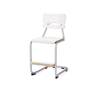 Skolēnu krēsls, balta apdare, 500mm