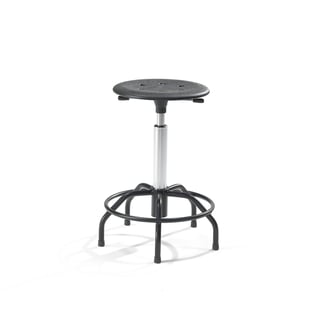 Industrial stool SMITH, black