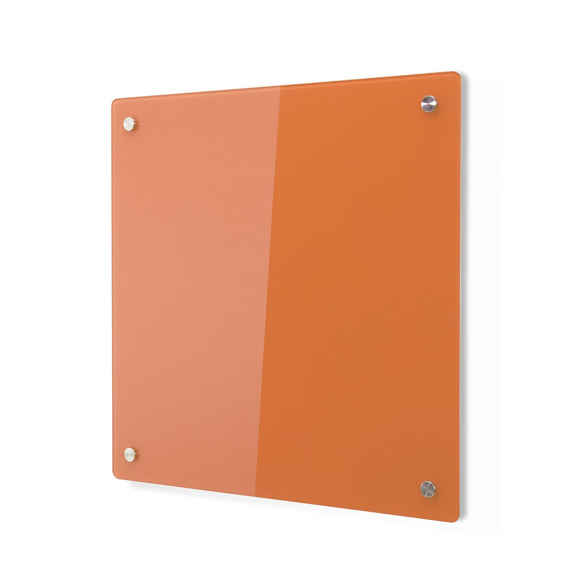 glass board WRITEON®, 500x500 mm, orange AJ Products