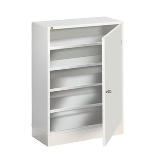 Office cupboard SERVE, 800x660x275 mm, white