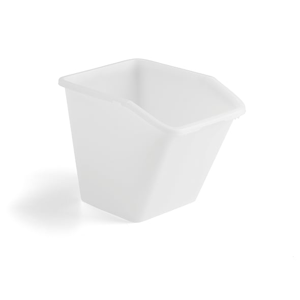 Storage container FENTON, 435x560x395 mm, 55 L, white AJ Products