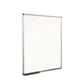 Budget magnetic whiteboard, 1500x1200 mm