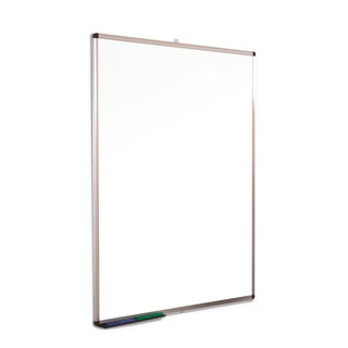 Budget magnetic whiteboard, 2400x1200 mm