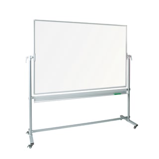 Budget revolving magnetic whiteboard, 1800x1200 mm