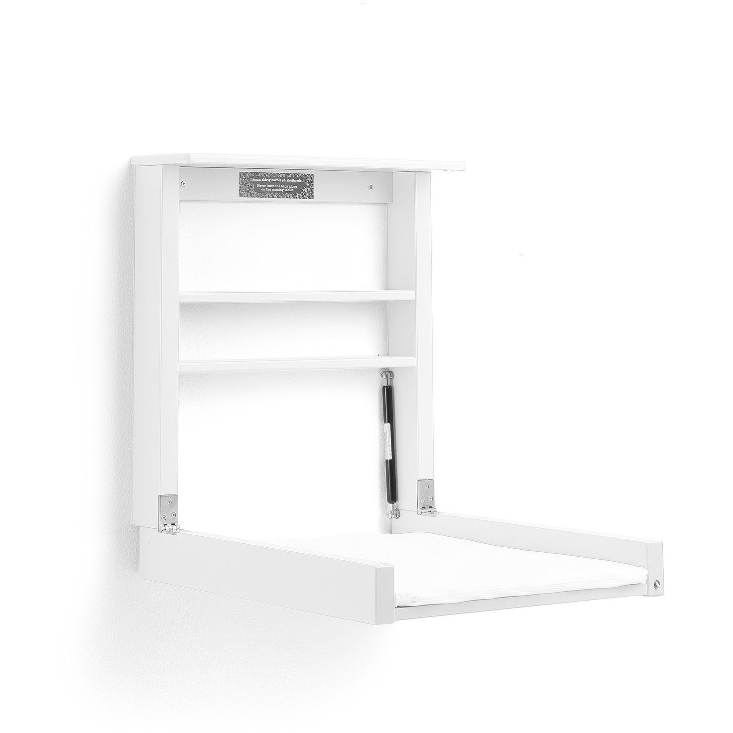 Wallmounted changing table ROBUST, white AJ Products