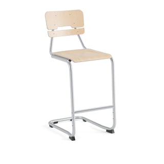 Classroom chair LEGERE I, H 650 mm, birch