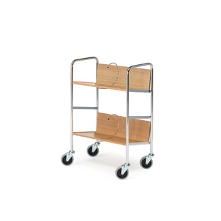 File trolley, 550x340x840 mm, oak