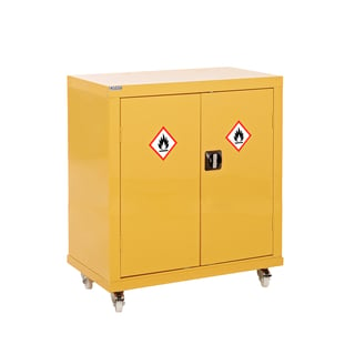 Mobile hazardous substance cabinet, 1040x900x460 mm