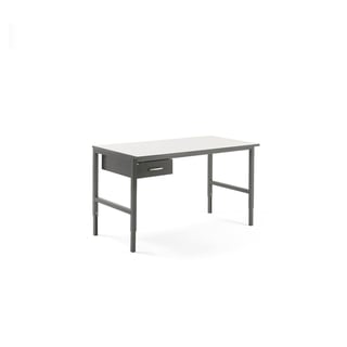 Kompletna delovna miza CARGO, 1600x750 mm, 1 predal