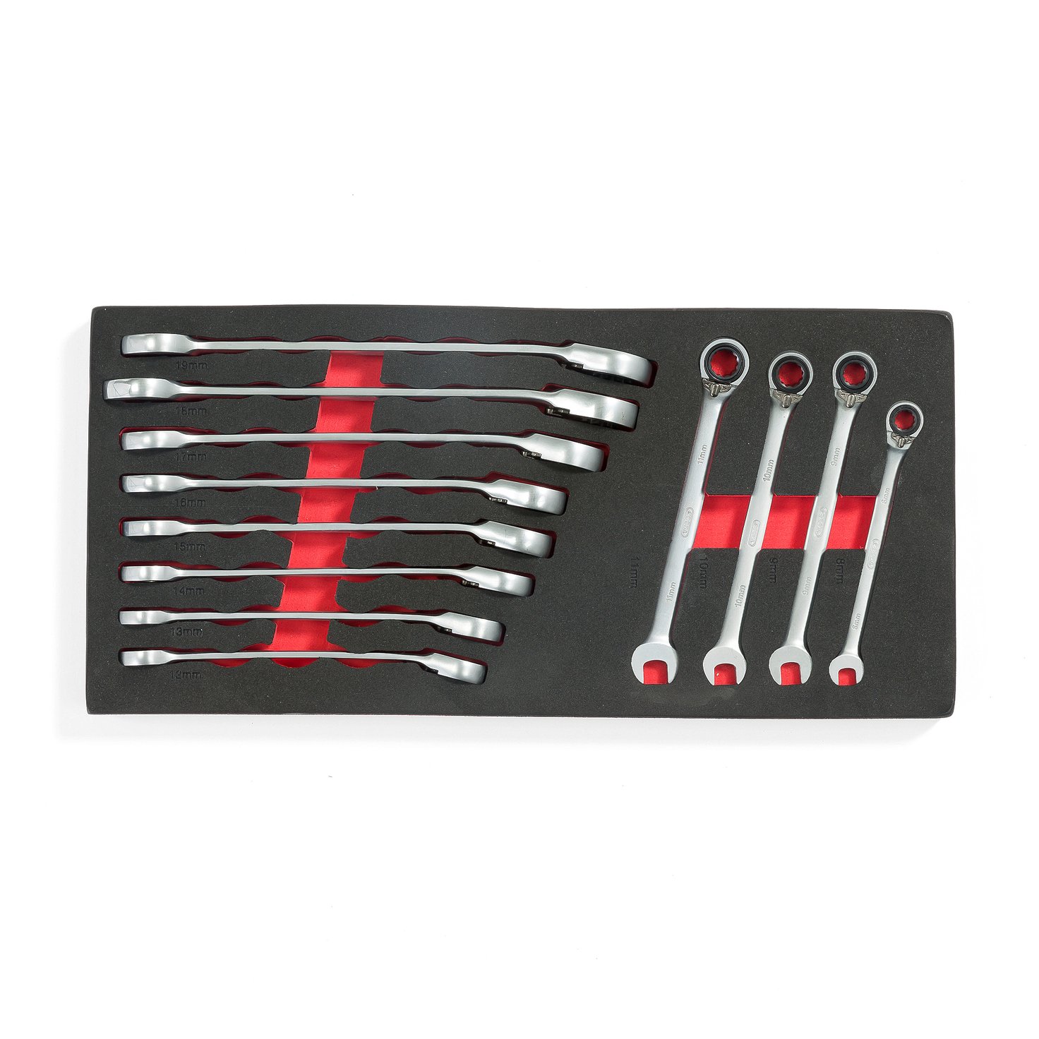Ratchet set, 819 mm, 12 pcs AJ Products