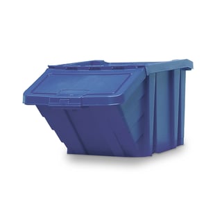 Recycling box system, 345x400x635 mm, blue