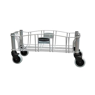 Steel dolly for Slim Jim containers, 163x516x226 mm, powder-coated