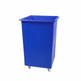 Mobile container truck, 730x460x460 mm, 118 L, blue