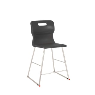 High classroom chair, H 560 mm, black