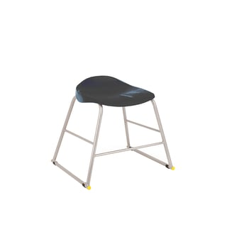 Ultimate plastic stool, H 445 mm, black