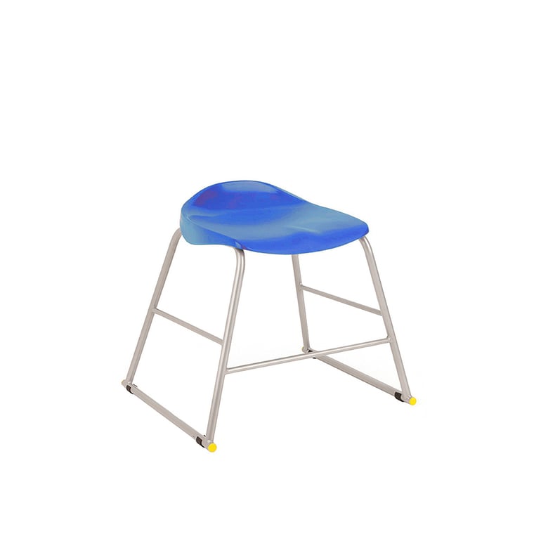 Ultimate plastic stool, H 445 mm, blue | AJ Products