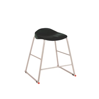 Ultimate plastic stool, H 560 mm, black