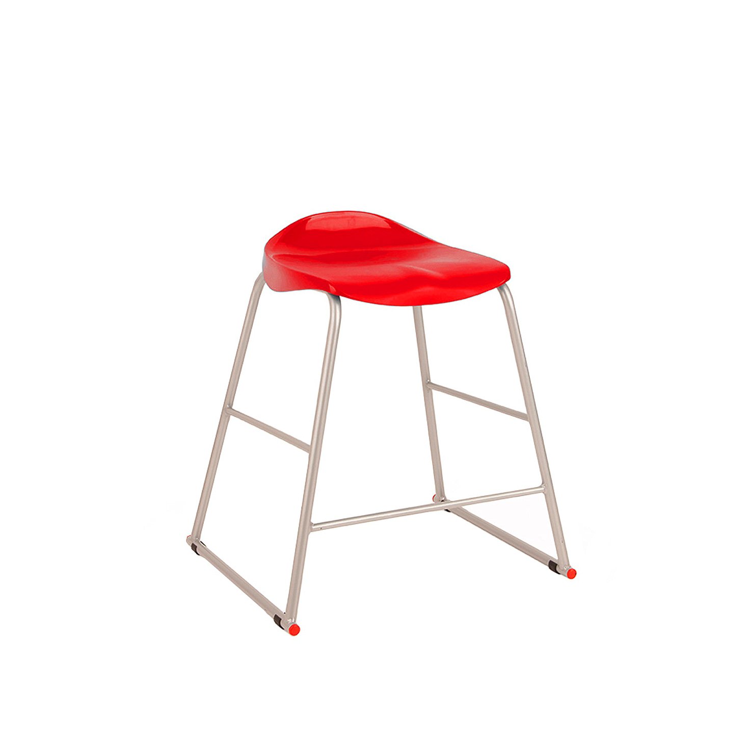 Ultimate plastic stool, H 560 mm, red AJ Products