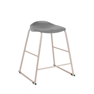Ultimate plastic stool, H 610 mm, grey