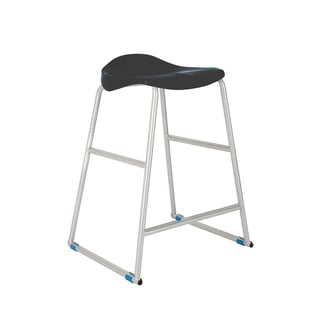 Ultimate plastic stool, H 685 mm, black