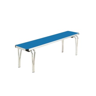 Stacking bench CONTOUR, 1220x254x432 mm, dark blue