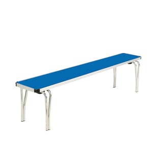 Stacking bench CONTOUR, 1830x254x432 mm, dark blue